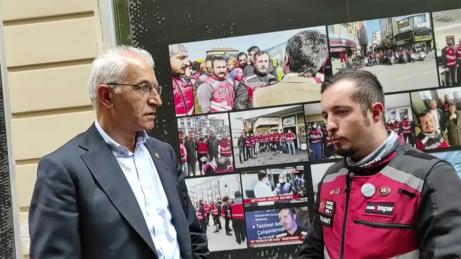 Kuryeler Federasyonu Başkanı Murat Tomris, CHP İstanbul Milletvekili Yüksel Mansur