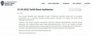 EGM: Mersin'deki Teror Saldirisiyla Ilgili Paylasim Yapan 22 Sosyal Medya Kullanicisi Hakkinda Adli Islem Baslatildi