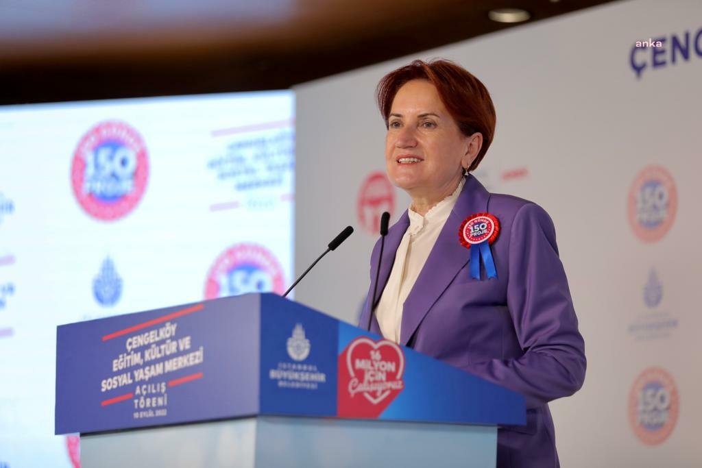 İYİ Parti Genel Başkanı Meral Akşener, Türkiye'nin hem insan hem