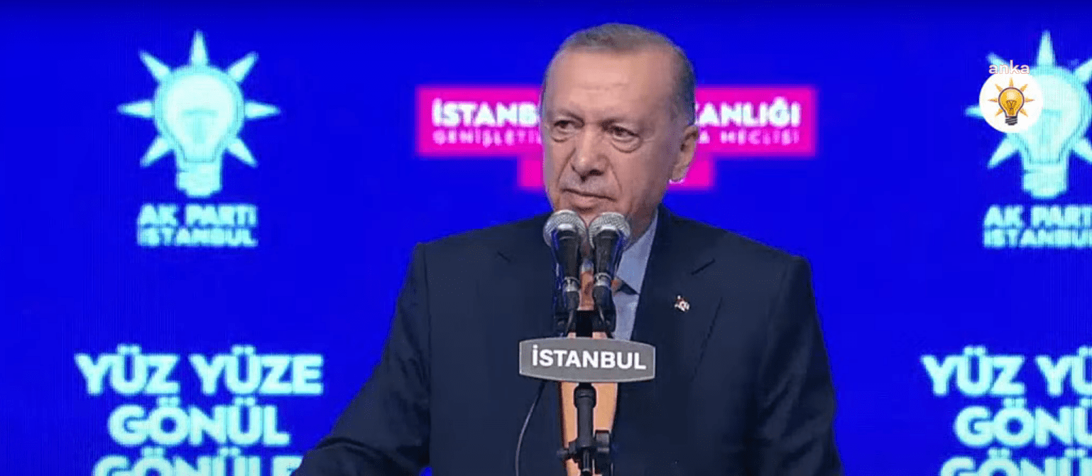 AKP Genel Başkanı ve Cumhurbaşkanı Recep Tayyip Erdoğan, partisinin İstanbul