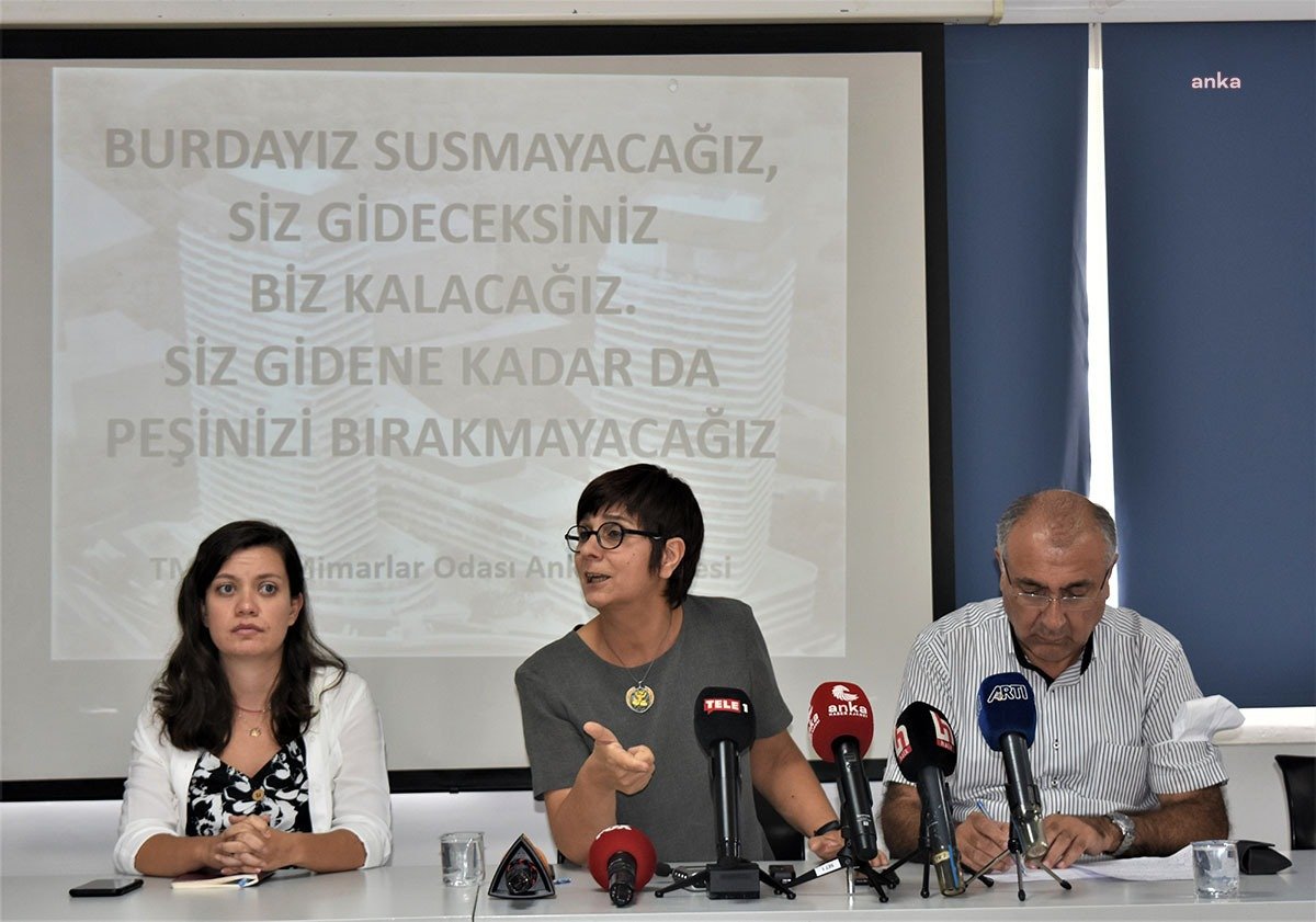 İçişleri Bakanlığı Yüksek Disiplin Kurulu, Mimarlar Odası Ankara Şubesi’nin Togo