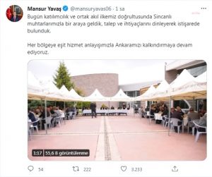Muhtarlarla Bulusan Mansur Yavas: "Her Bolgeye Esit Hizmet Anlayisimizla Ankara’mizi Kalkindirmaya Devam Ediyoruz"
