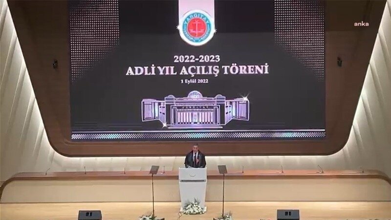 Türkiye Barolar Birliği (TBB) Başkanı Erinç Sağkan, adli yıl açılış