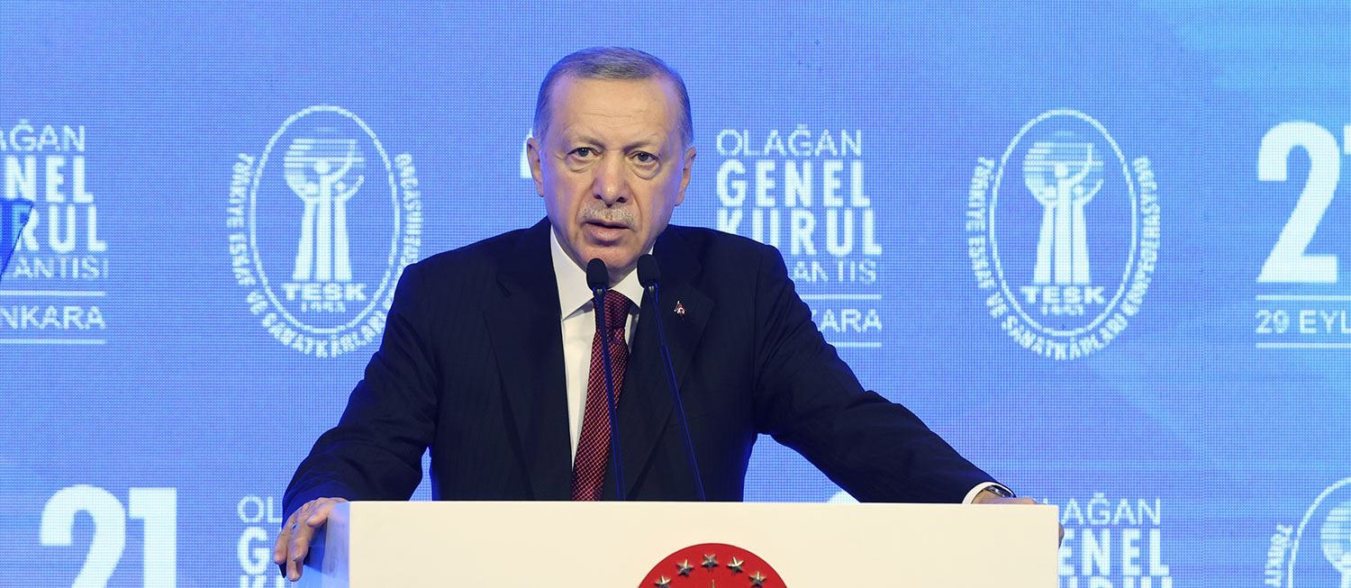 Cumhurbaşkanı Recep Tayyip Erdoğan, Türkiye Esnaf ve Sanatkarları Konfederasyonu (TESK)