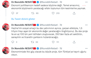 BAKAN NEBATI: TURKIYE TARIHININ EN BUYUK SOSYAL KONUT PROJESINI BASLATIYORUZ
