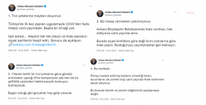 Volkan Memduh Gultekin: “Biz Hesap Vermekten Cekinmiyoruz. ABB'de Ihale Verilmez, Hak Ediliyorsa Canli Yayinda Alinir”
