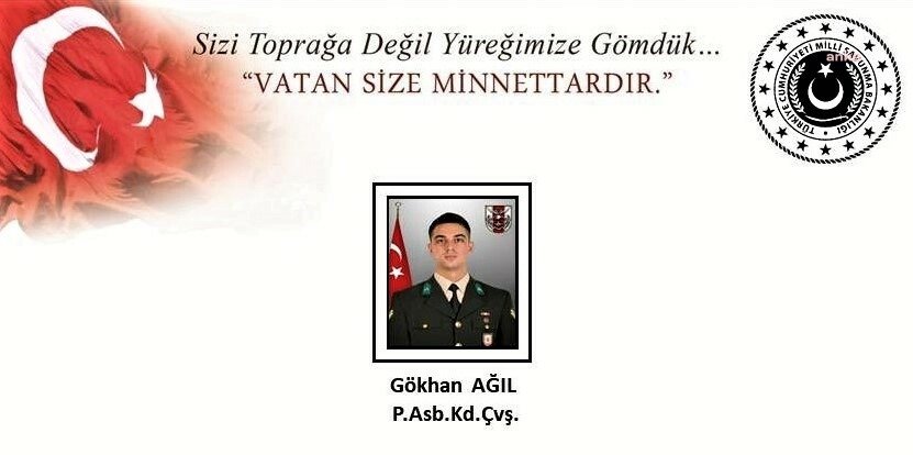Milli Savunma Bakanlığı, Pençe- Kilit operasyon bölgesinde Piyade Astsubay Kıdemli