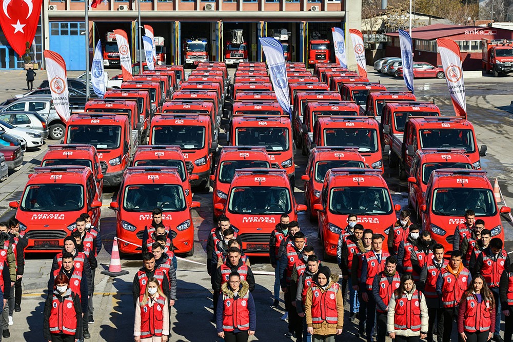 Ankara İtfaiyesi, son 3 yılda Ankara Büyükşehir Belediyesi tarafından yapılan