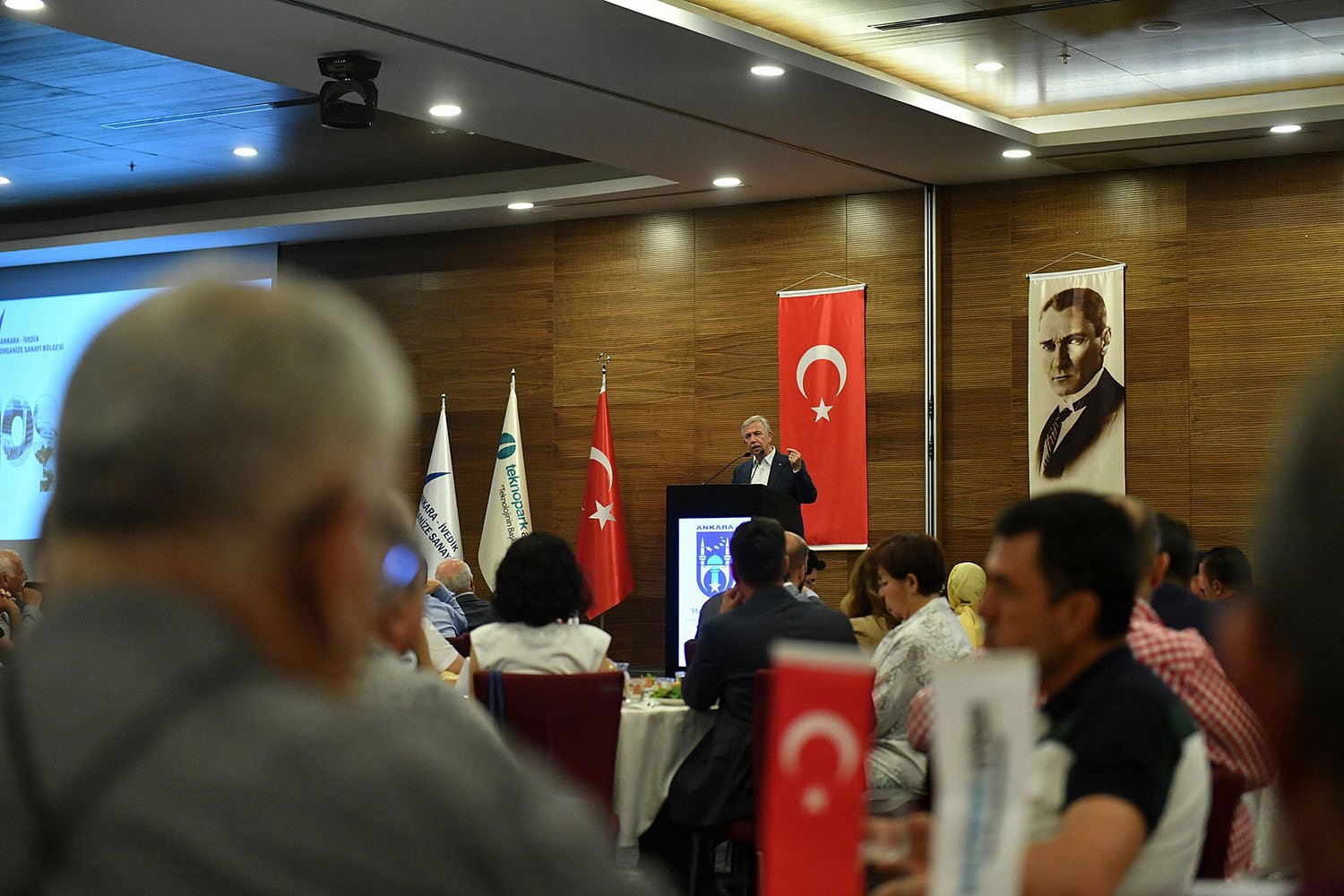 Ankara Büyükşehir Belediye Başkanı Mansur Yavaş, İvedik Organize Sanayi Bölgesi
