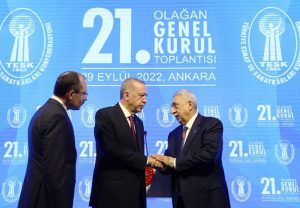 Bendevi Palandoken, 4. kez TESK Genel Baskanliga Secildi