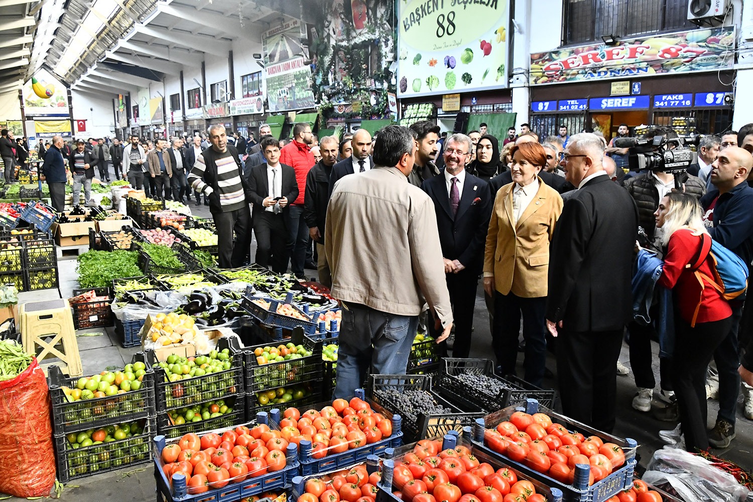İYİ Parti Genel Başkanı Meral Akşener’in Ankara’da ziyaret ettiği bir