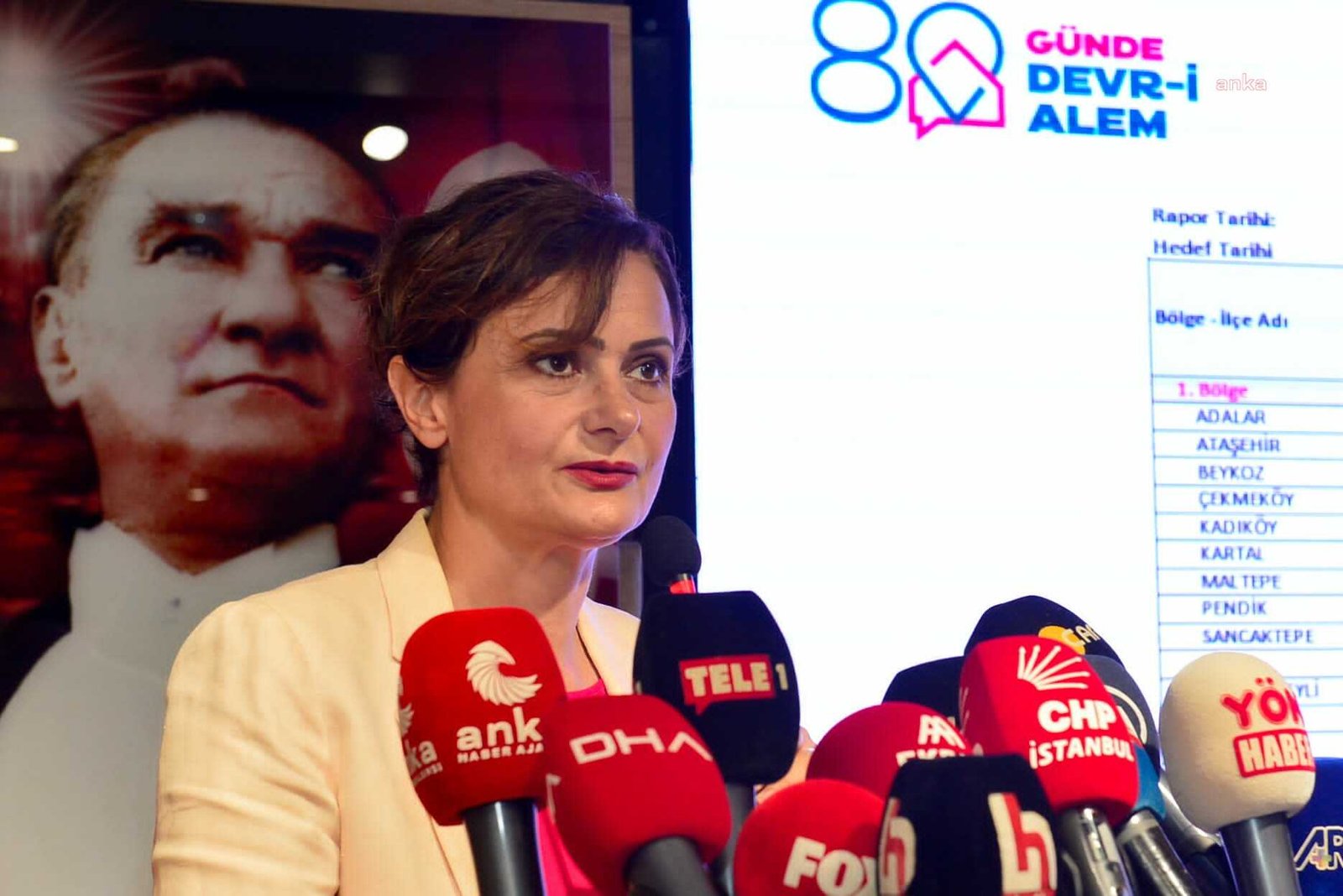 CHP İstanbul İl Başkanı Canan Kaftancıoğlu'na, sosyal medya hesabından İçişleri