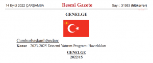 CUMHURBASKANI ERDOGAN’DAN '2023-2025 DONEMI YATIRIM PROGRAMI HAZIRLIKLARI' GENELGESI: "ZORUNLU HALLER DISINDA 2023 YILI YATIRIM PROGRAMI'NA YENI PROJE ALINMAYACAK"