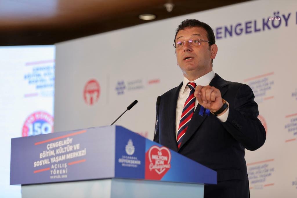 İstanbul Büyükşehir Belediyesi (İBB) Başkanı Ekrem İmamoğlu, metro gibi büyük