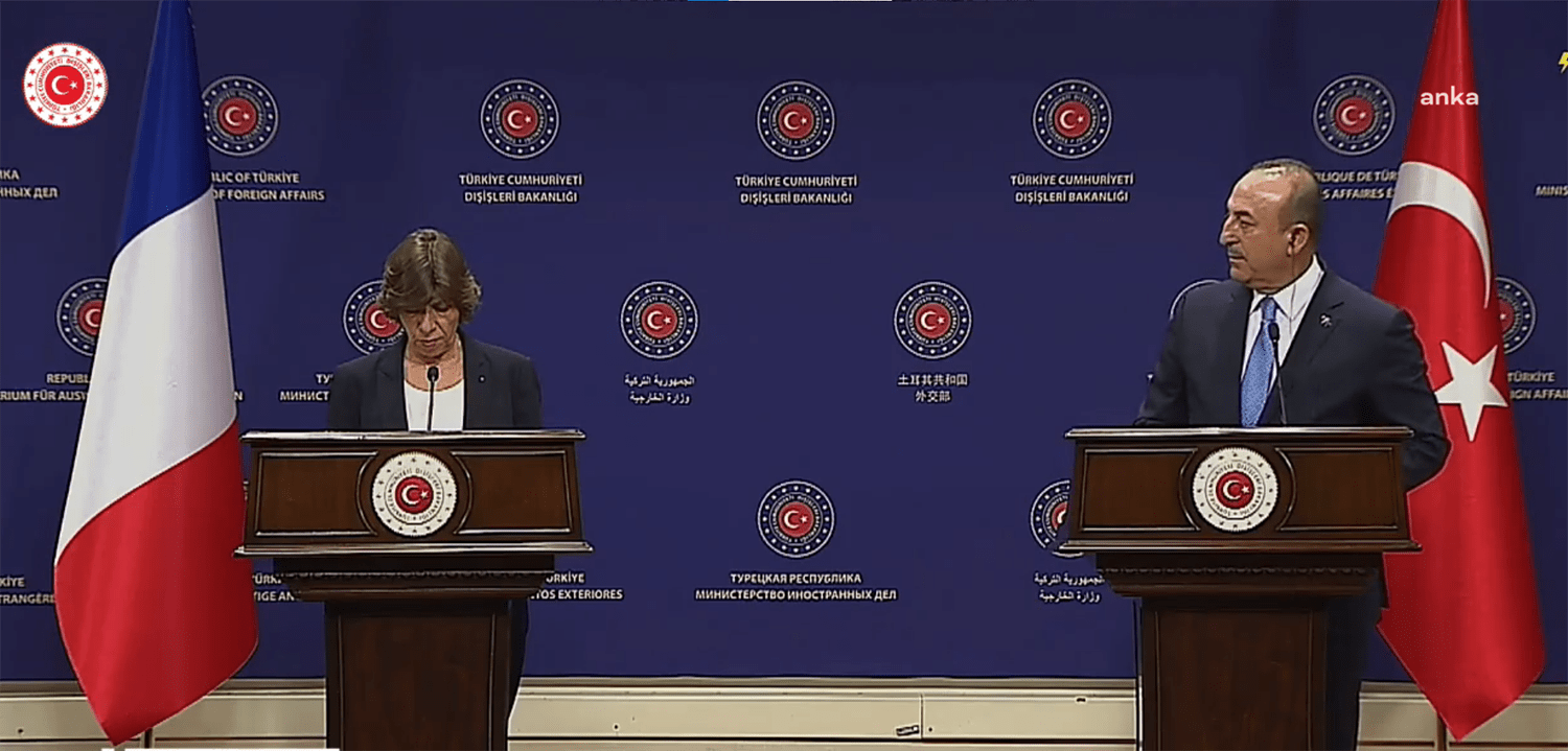 Dışişleri Bakanı Mevlüt Çavuşoğlu, “Sayın (Emanuel) Macron’un açıklamaları son derece