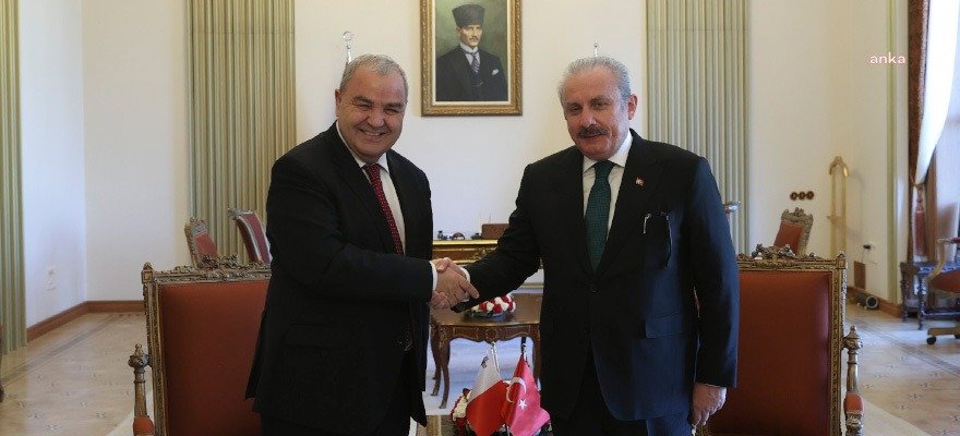 TBMM Başkanı Mustafa Şentop, Malta Temsilciler Meclisi Başkanı Angelo Farrugia