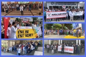 TTB’den Ek Odeme Yonetmeligi'ne karsi eylem yapan asistan hekimlere destek