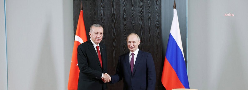 Cumhurbaşkanı Recep Tayyip Erdoğan'ın, Rusya Federasyonu Devlet Bakanı Vladimir Putin