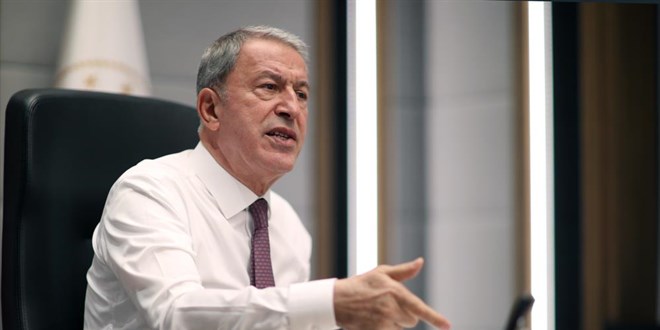 Milli Savunma Bakanı Hulusi Akar, “Son zamanlarda medyada; yazılı basında,