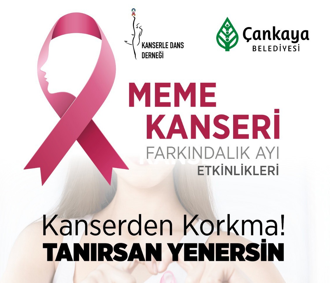 Çankaya Belediyesi, "Meme Kanseri Farkındalık Ayı” kapsamında düzenleyeceği 2 günlük