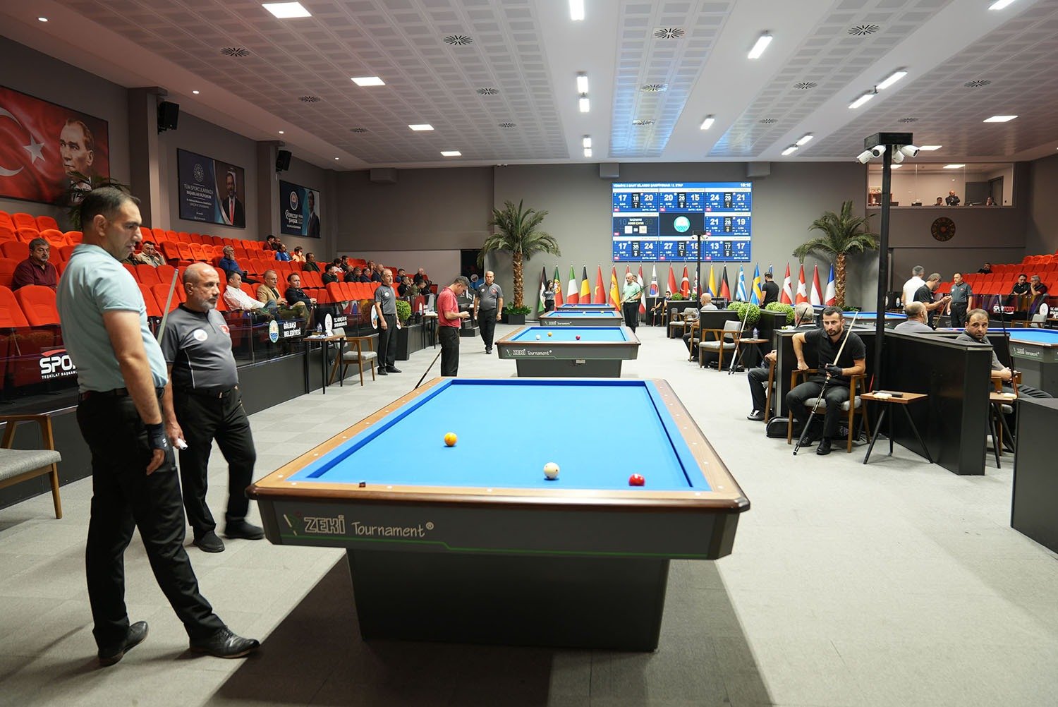Türkiye 3 Bant Bilardo Şampiyonası 2. Etap müsabakaları, 3-21 Ekim