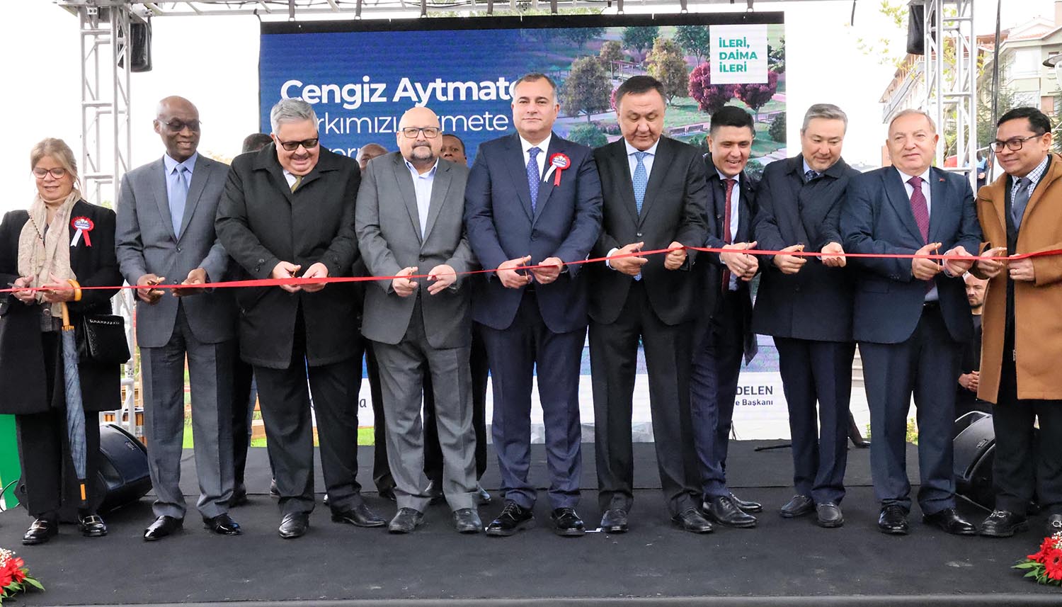 Cengiz Aytmatov Parkı Açıldı Çankaya Belediyesi, Ehlibeyt Mahallesinde yapımını tamamladığı Cengiz Aytmatov Parkı’nı hizmete