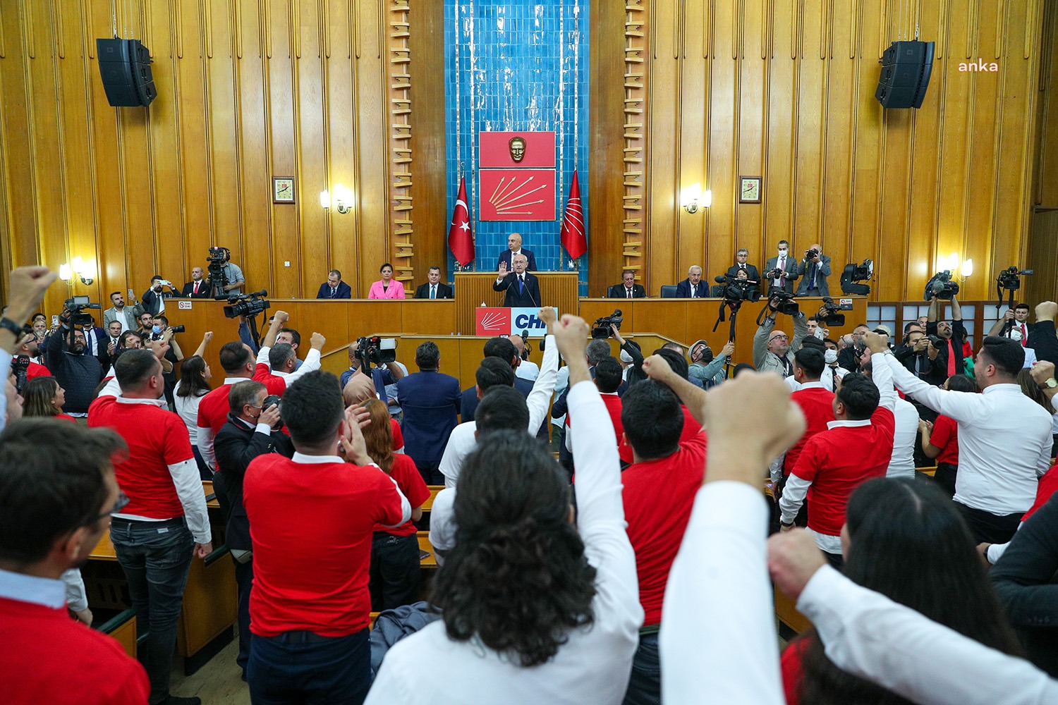 CHP Genel Başkanı Kemal Kılıçdaroğlu, TBMM Grup toplantısında, 81 ilden