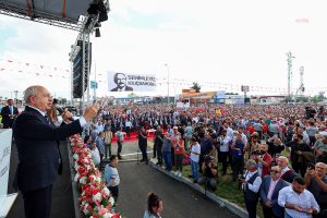 Kilicdaroglu, Adana’da: “Yetkiyi Verin Turkiye’yi Degistirelim, Yetkiyi Verin Turkiye’yi Buyutelim, Yetkiyi Verin Turkiye’yi Kalkindiralim”