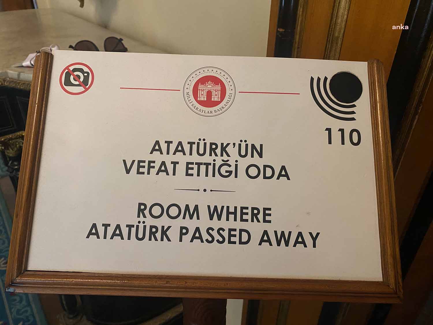 Milli Saraylar Başkanlığı, Gazi Mustafa Kemal Atatürk’ün hayata gözlerini kapadığı