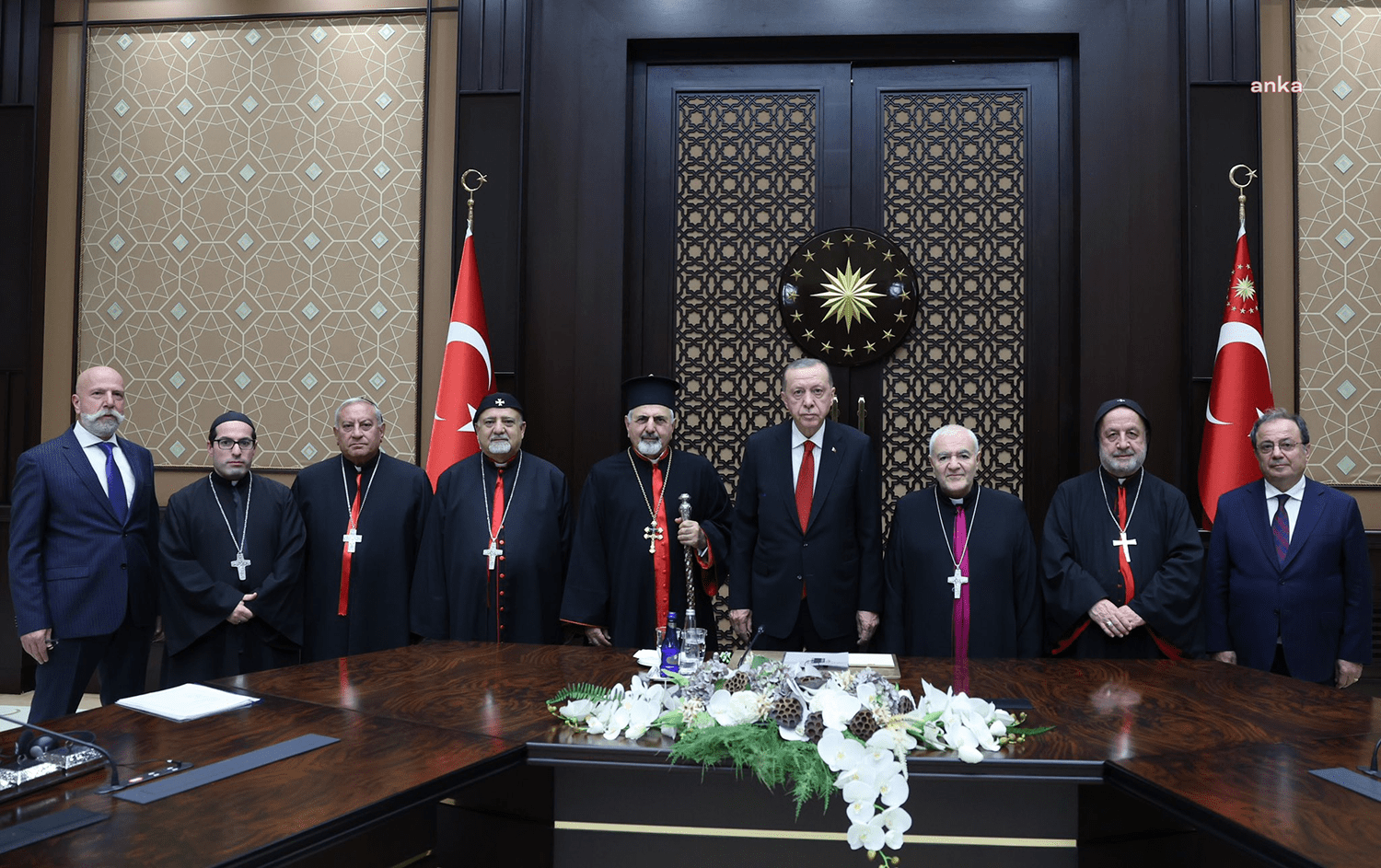 Cumhurbaşkanı Recep Tayyip Erdoğan, Dünya Süryani Katolik Patriği Mor İgnatius