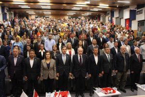 Izmir'de "100. Yila Dogru Cumhuriyet ve Laiklik" Soylesisi Yapildi