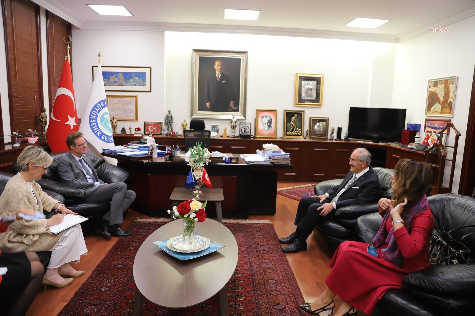 Avrupa Birliği (AB) Türkiye Delegasyonu Başkanı Büyükelçi Nikolaus Meyer-Landrut ve