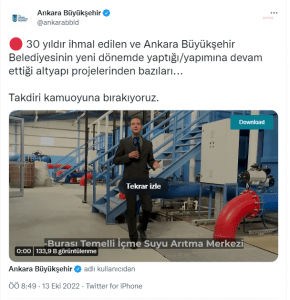 ABB'den ASKI'nin Son 3 Yilda Yaptigi Calismalara Iliskin Videolu Aciklama: "Takdiri Kamuoyuna Birakiyoruz”