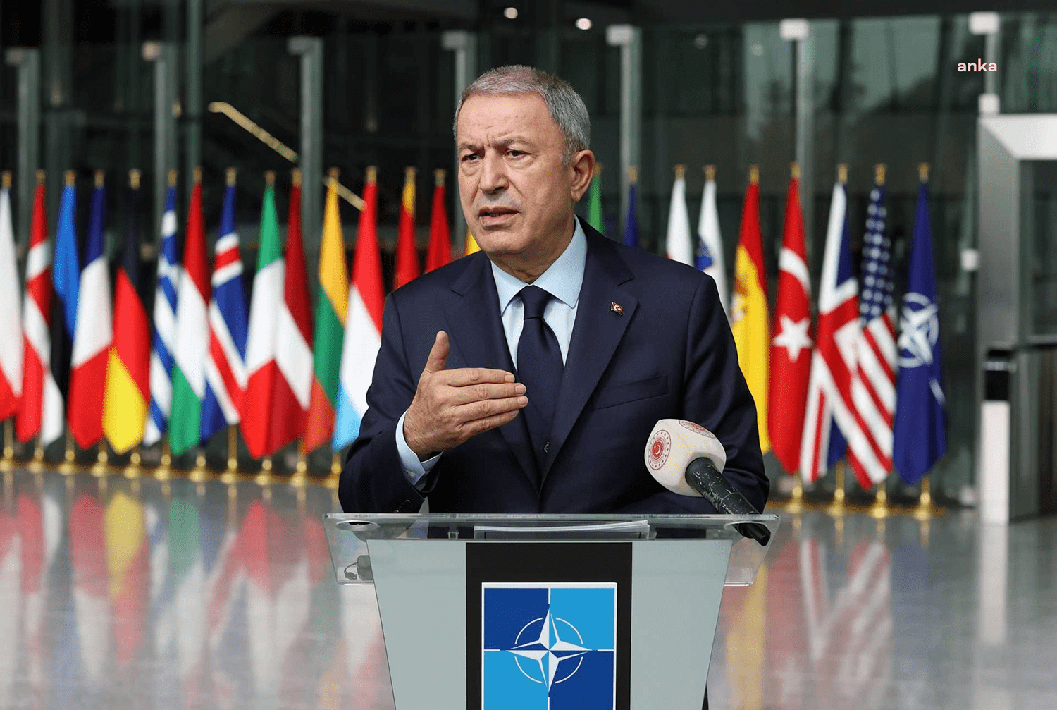 Milli Savunma Bakanı Hulusi Akar, NATO Savunma Bakanları Toplantısı’nın ardından,