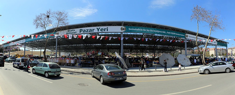 Yenimahalle Belediyesi, ilçenin farklı noktalarında bulunan pazar yerlerini çevreci bir