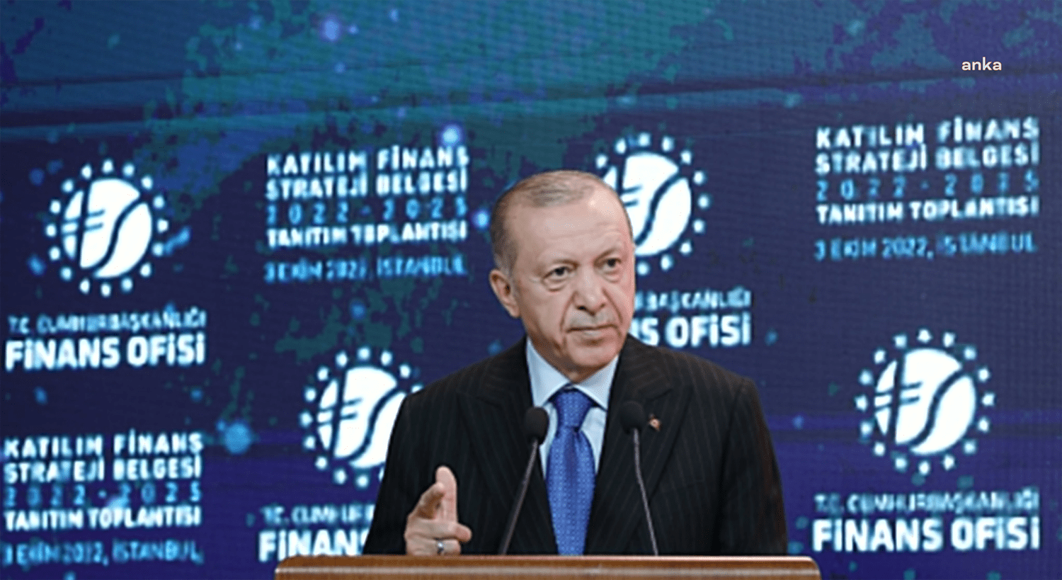 Cumhurbaşkanı Recep Tayyip Erdoğan, İstanbul’da düzenlenen Katılım Finans Strateji Belgesi
