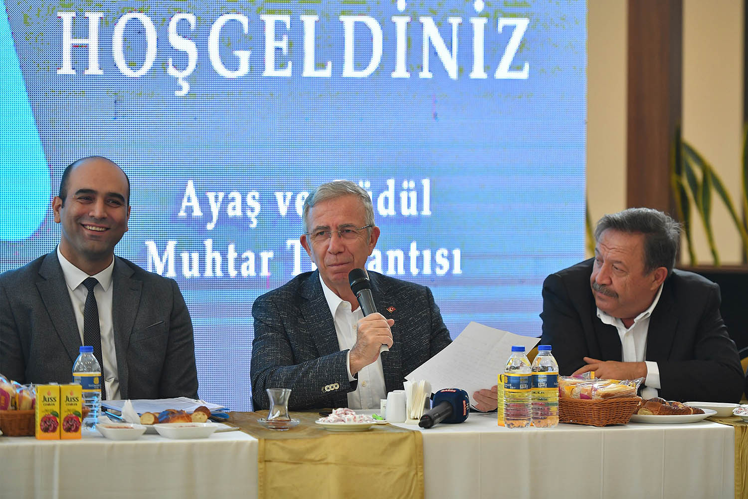 Ankara Büyükşehir Belediye Başkanı Mansur Yavaş; Ayaş, Güdül ve Nallıhan