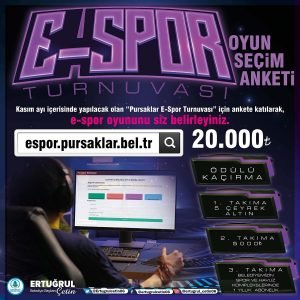 Pursaklar'da Gencler 2.E-Spor Turnuvasi Oyununu Kendileri Seciyor