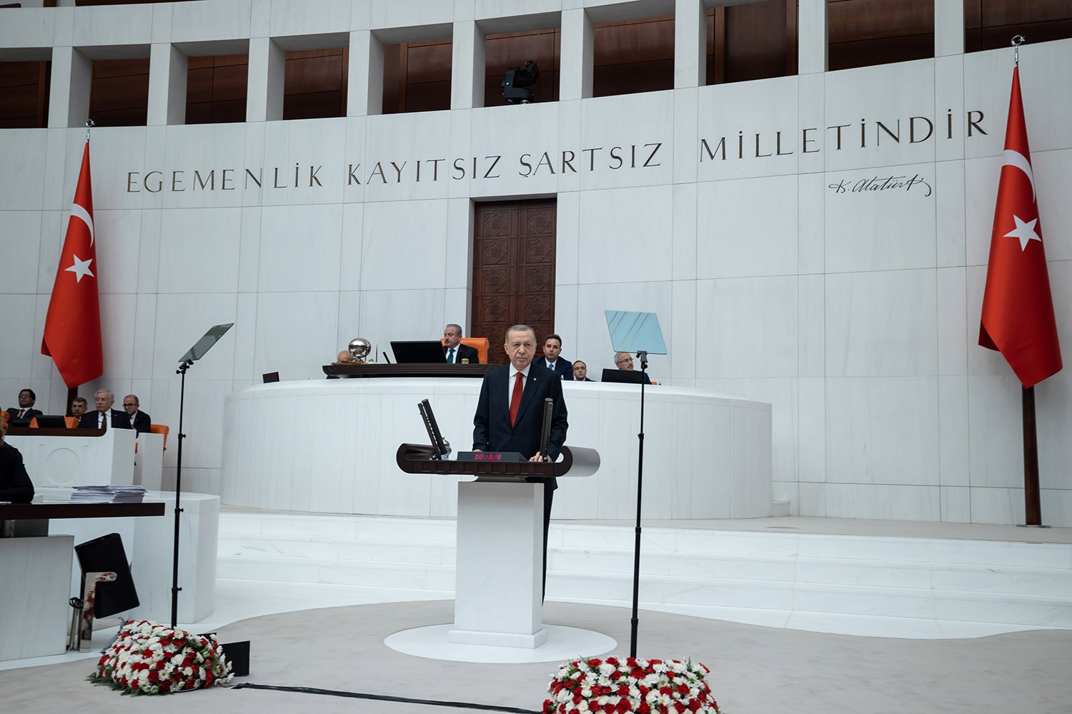 Cumhurbaşkanı Recep Tayyip Erdoğan, TBMM Genel Kurulu’nda yeni yasama yılının