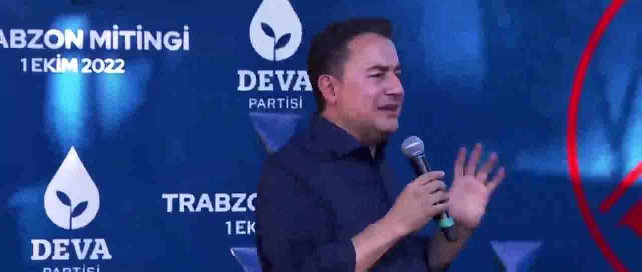 Demokrasi ve Atılım (DEVA) Partisi Genel Başkanı Ali Babacan, Cumhurbaşkanı