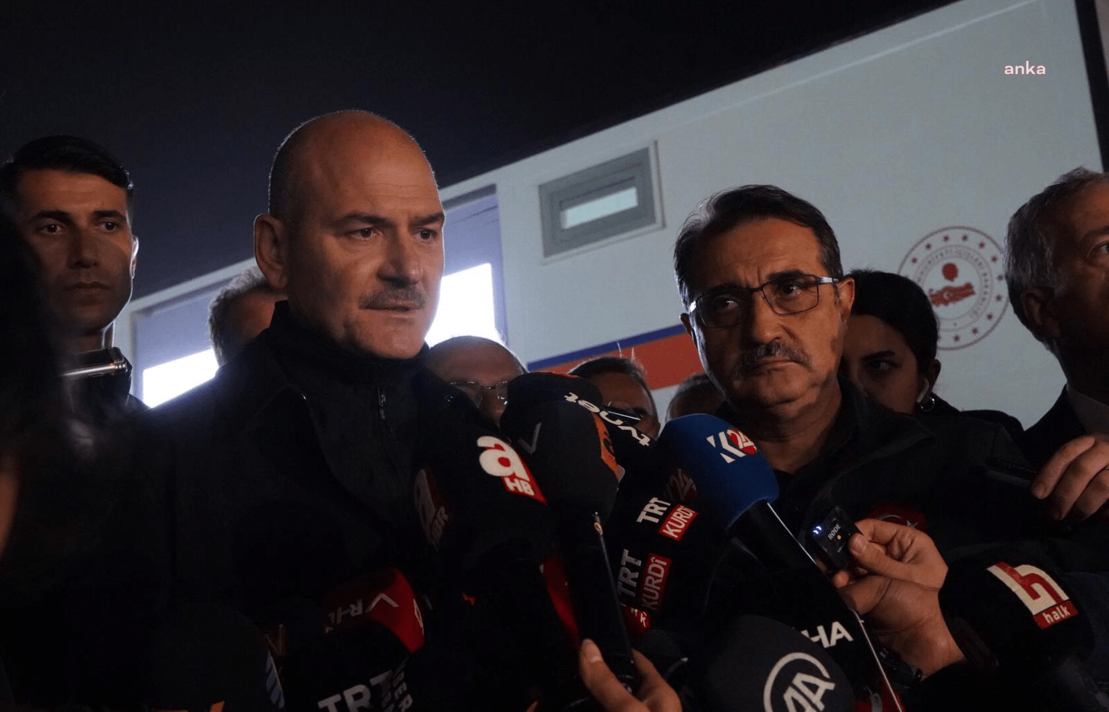 İçişleri Bakanı Süleyman Soylu ve Enerji ve Tabii Kaynaklar Bakanı
