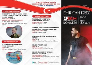 Izmit’te Cumhuriyet Coskusu Erken Baslayacak
