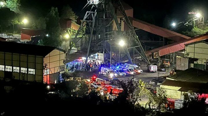 Amasra Taşkömürü İşletmesinde patlama yaşanması ve göçük altında işçilerin kalması