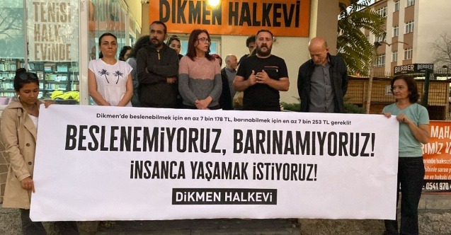 Dikmen Halkevi, ilçedeki yurttaşların açlık ve yoksulluk sınırıyla ilgili “4