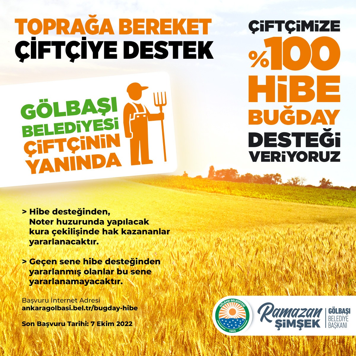 Gölbaşı Belediyesi, Belediye Başkanı Ramazan Şimşek önderliğinde ülkemizde ve ilçede