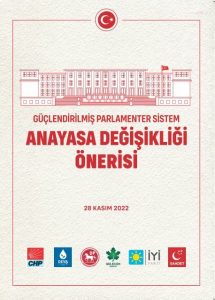 Altili Masa’nin Anayasa Onerisi: “Amac, Cumhurbaskanligi Hukumet Sistemini Yururlukten Kaldirmak ve Guclendirilmis Parlamenter Sisteme Gecisi Saglamaktir”
