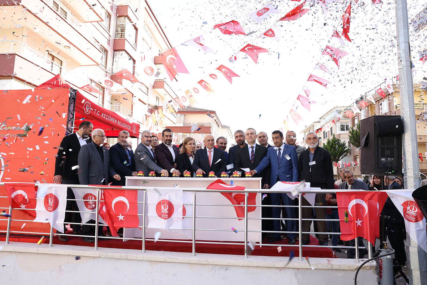 Keçiören Belediyesi tarafından ilçedeki Basınevleri Mahallesi'nde inşa edilen kültür merkezinin