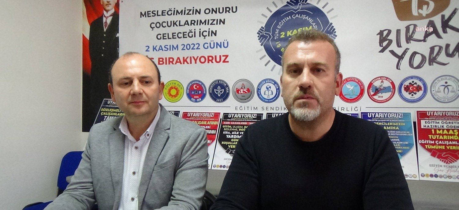 Öğretmenler, 2 Kasım’da bir gün süreyle tüm Türkiye’de iş bırakacak.