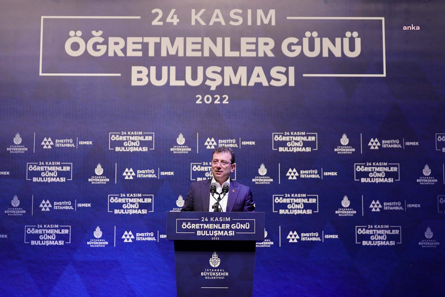 İstanbul Büyükşehir Belediyesi (İBB) Başkanı Ekrem İmamoğlu, 24 Kasım Öğretmenler