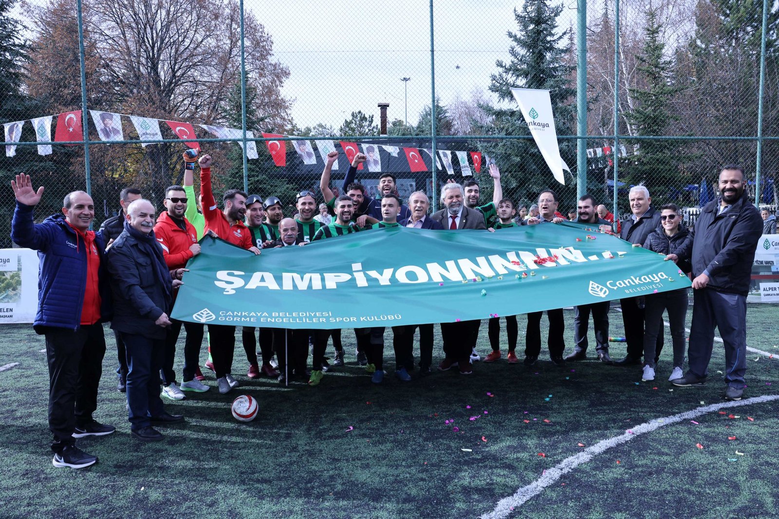 Çankaya Belediyesi Görme Engelliler Spor Kulübü Futbol Takımı, sezonun son